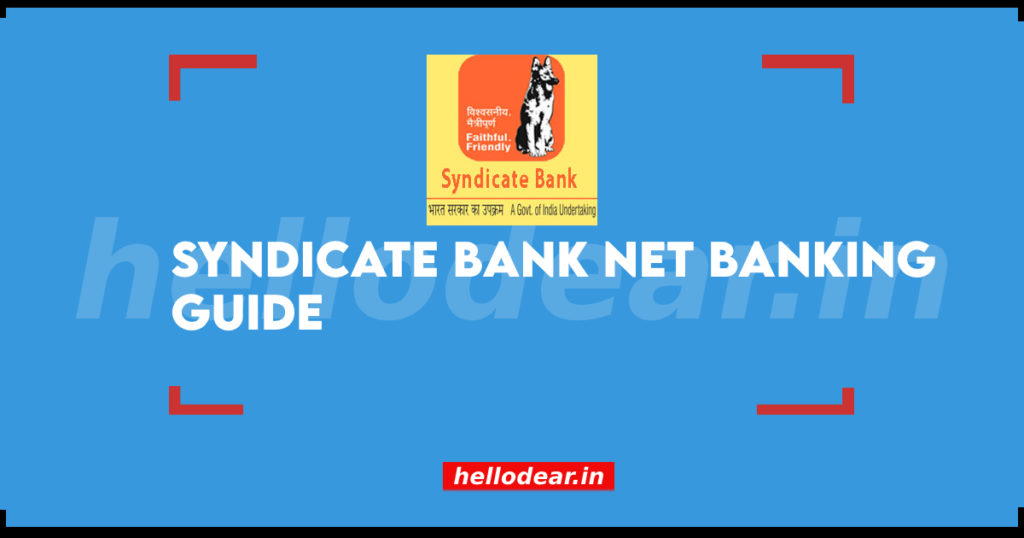 syndicate bank net banking
