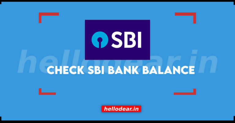 SBI Balance Check: SBI Missed Call Balance Check & Enquiry Number